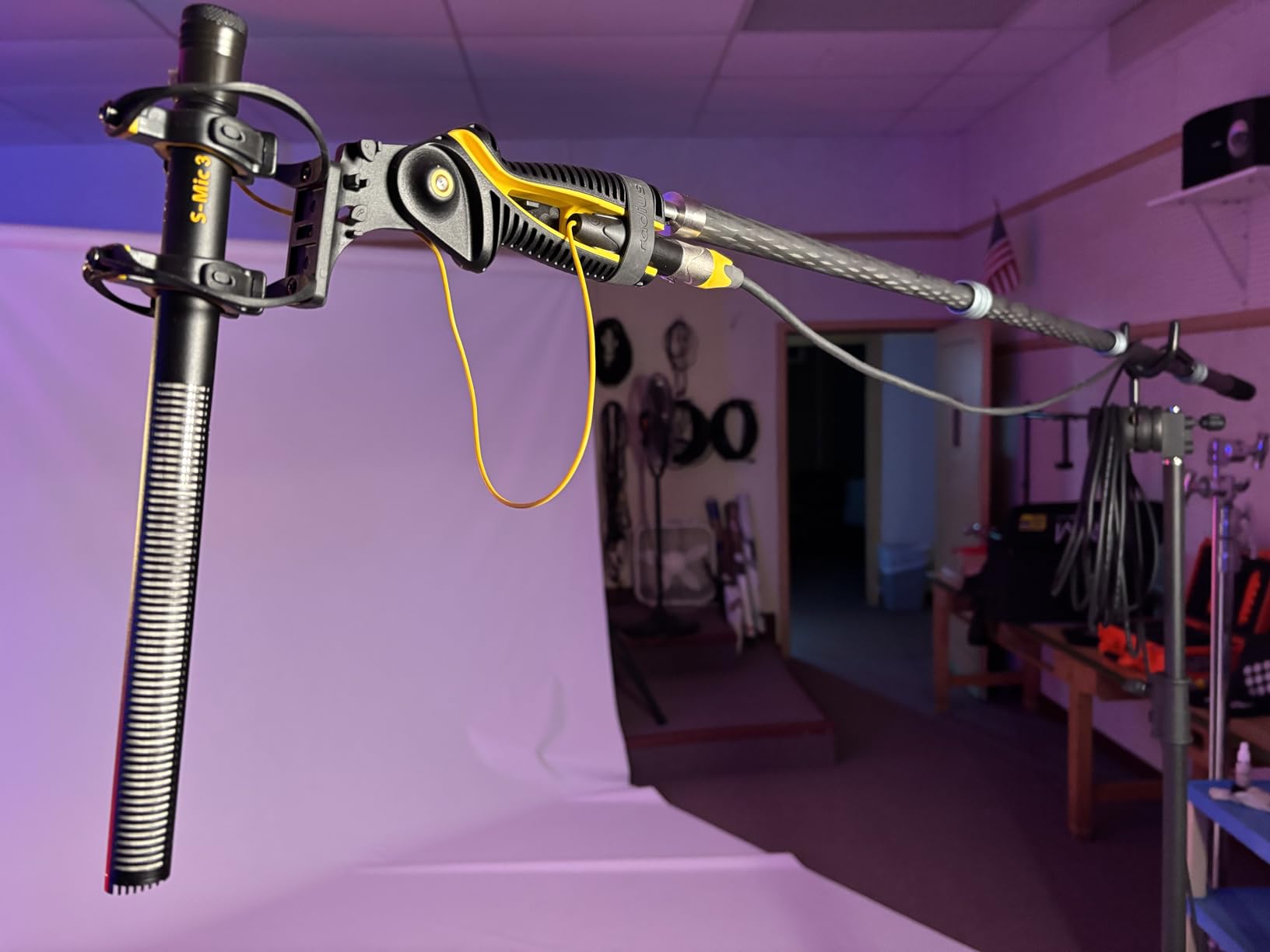 Heavy Duty C Stand with Boom Arm 6.9ft/210cm C Stands 100% Stainless Steel | 1*Sandbag 4*Clip 2*Grip Head light stand photography for Photography Studio Video Monolight Softbox Shooting customer photo 2