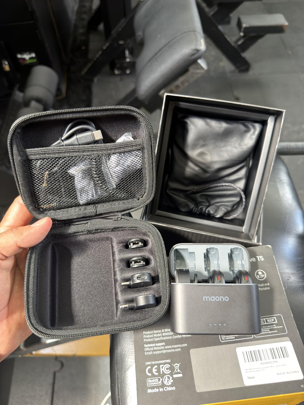 MAONO Wave T5 Wireless Lavalier Mini Microphone for iPhone Content Creators customer photo 2