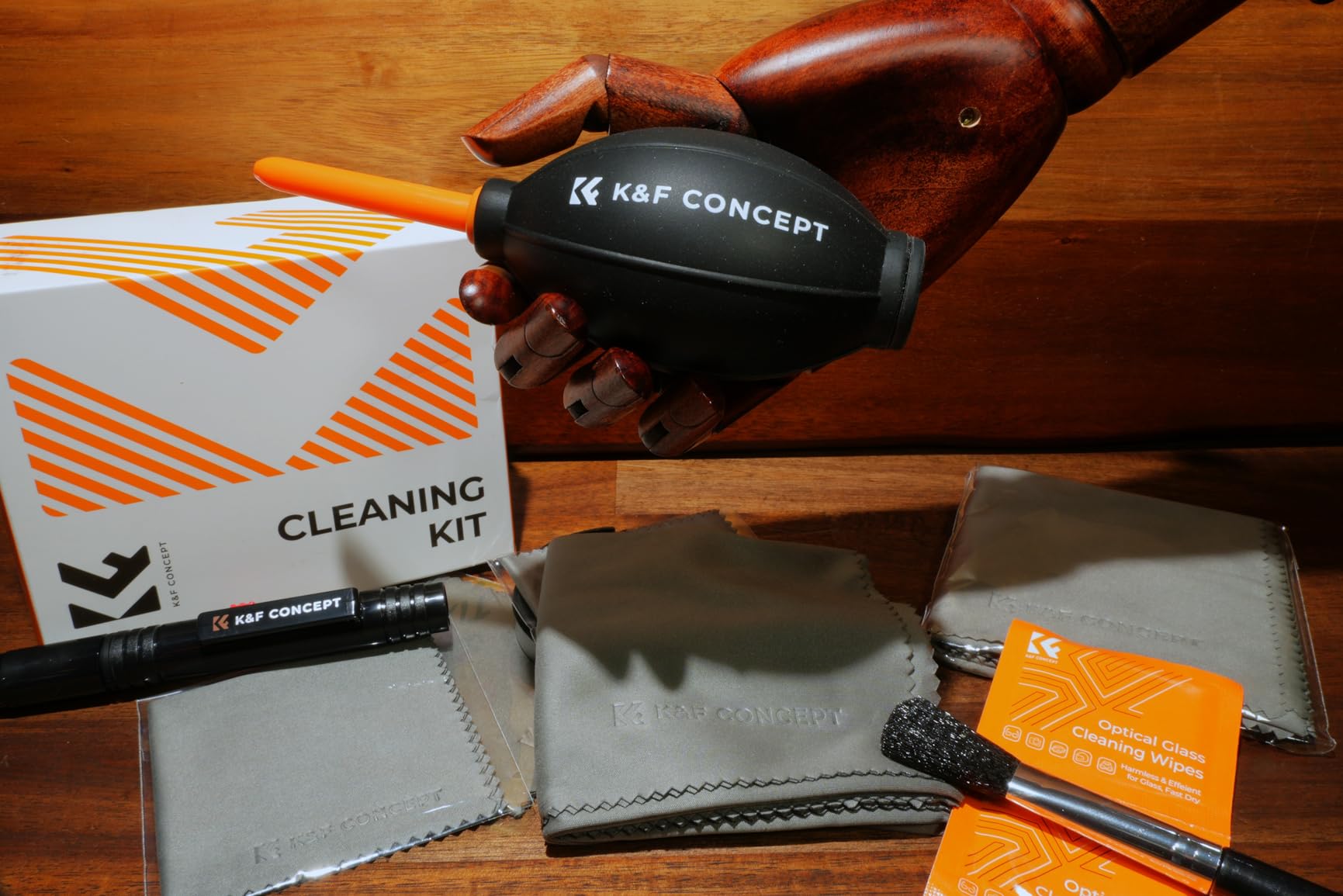 K&F CONCEPT 15 in 1 Camera Pro Cleaning Kit for DSLR and Sensitive Devices customer photo 1