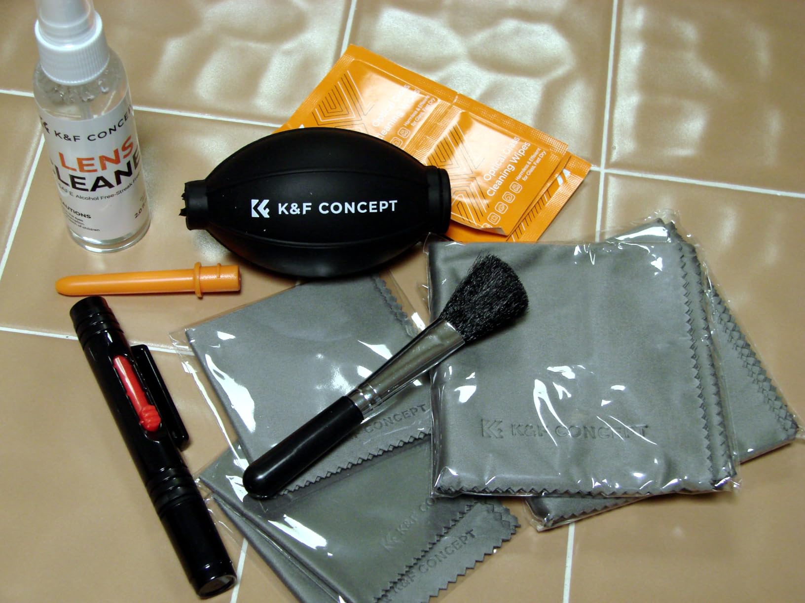 K&F CONCEPT 15 in 1 Camera Pro Cleaning Kit for DSLR and Sensitive Devices customer photo 2
