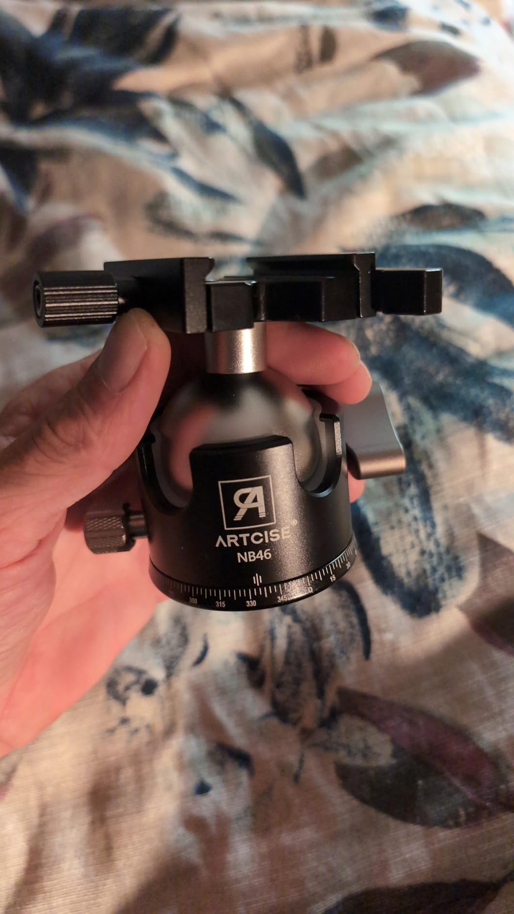 ARTCISE 46mm Low Profile Tripod Ball Head with Lever Release, Heavy Duty Ball Head Camera Ball Head with Arca Swiss Quick Release Plate for Camera Tripod Monopod DSLR Camcorder Telescope, Max Load 55lbs customer photo 1
