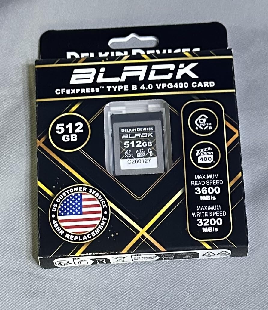 Delkin Devices Black 512GB CFexpress Type B 4.0 VPG400 Memory Card customer photo 2