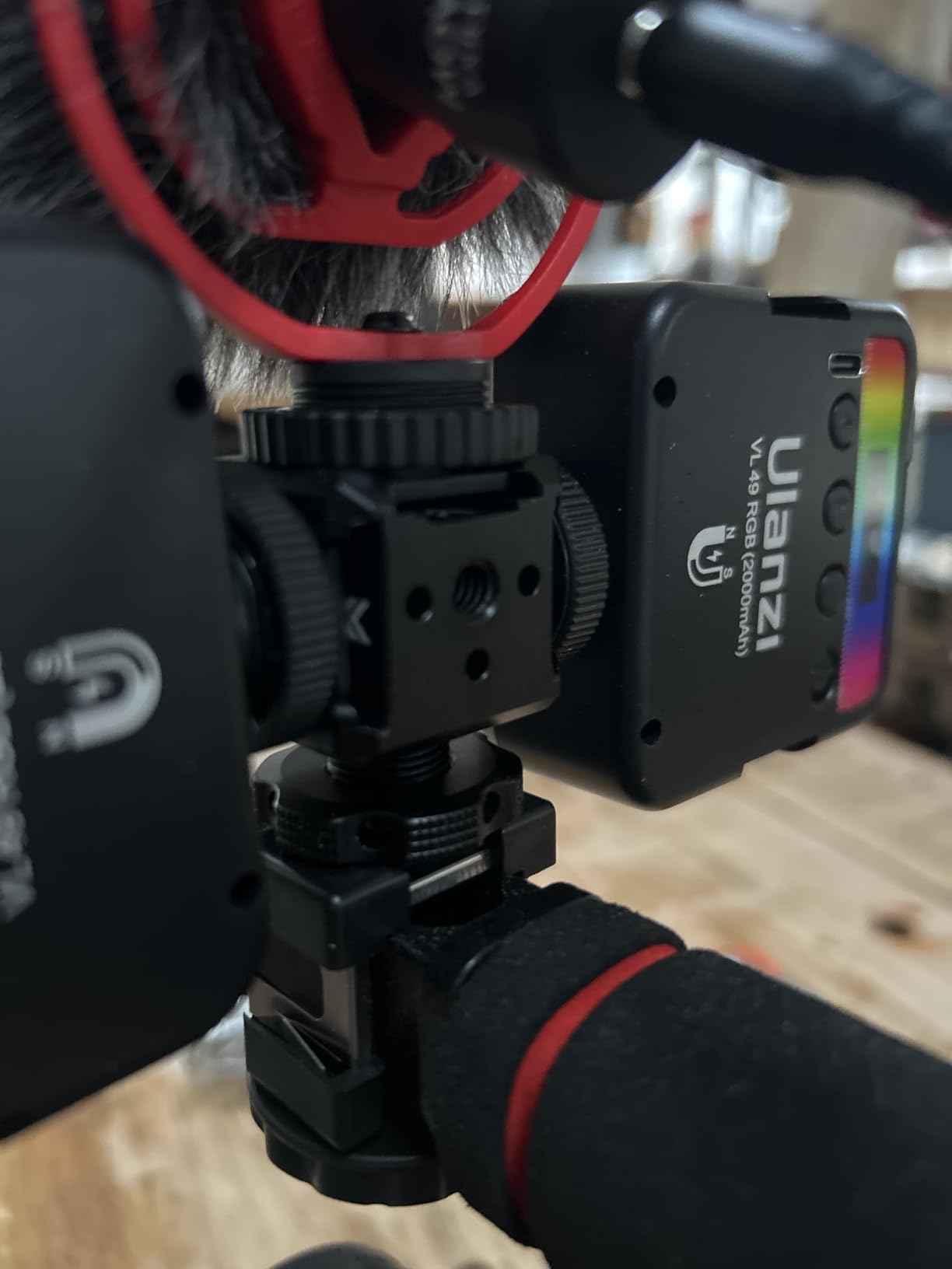 3 Port Cold Shoe Mount with 1/4