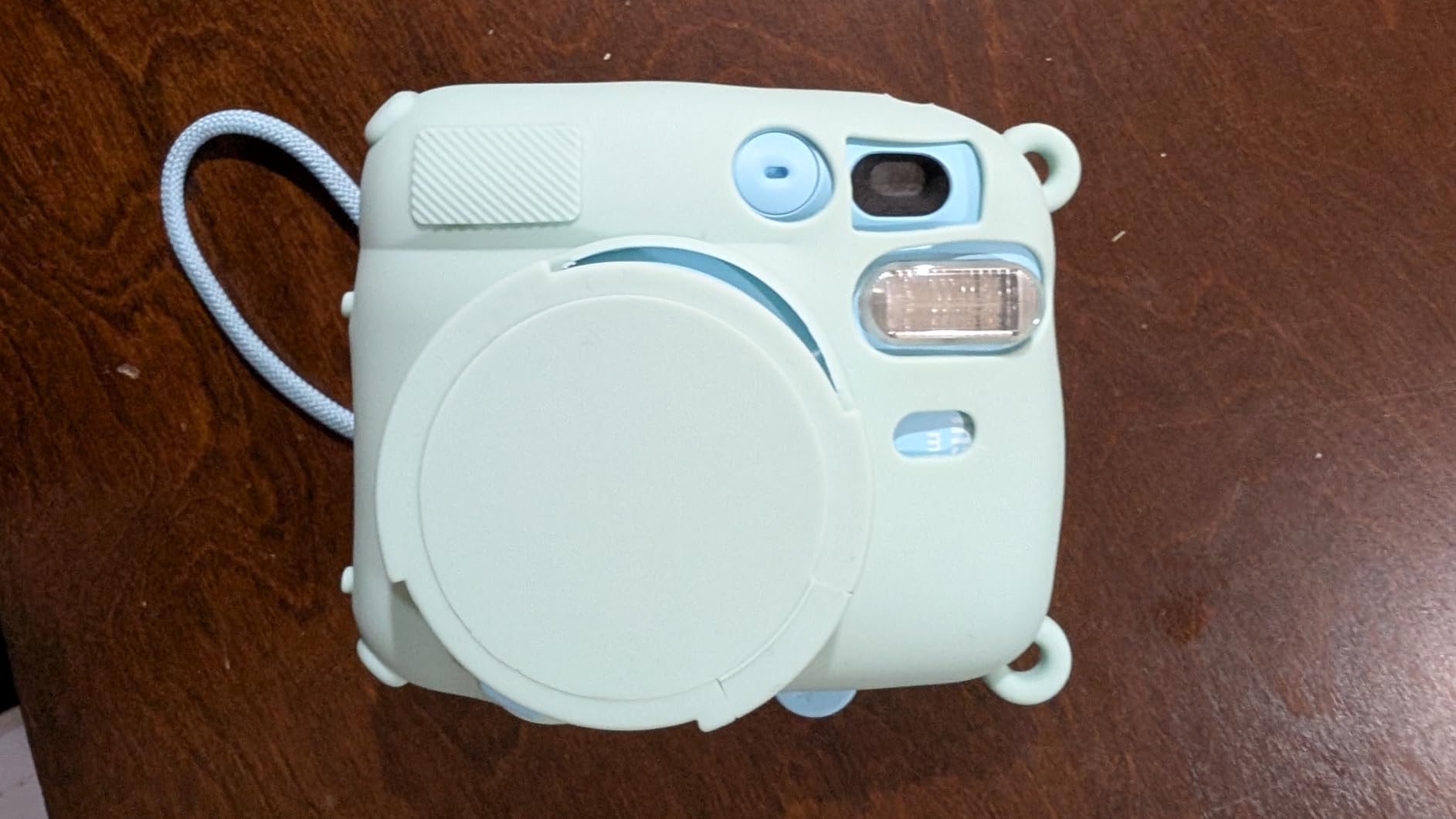 Case for Fujifilm Instant mini 12 Camera,Instant mini 12 Case | Soft Silicone Protective Case Removable Lens Cover,Includes a Wrist Strap (Mint Green) customer photo 1