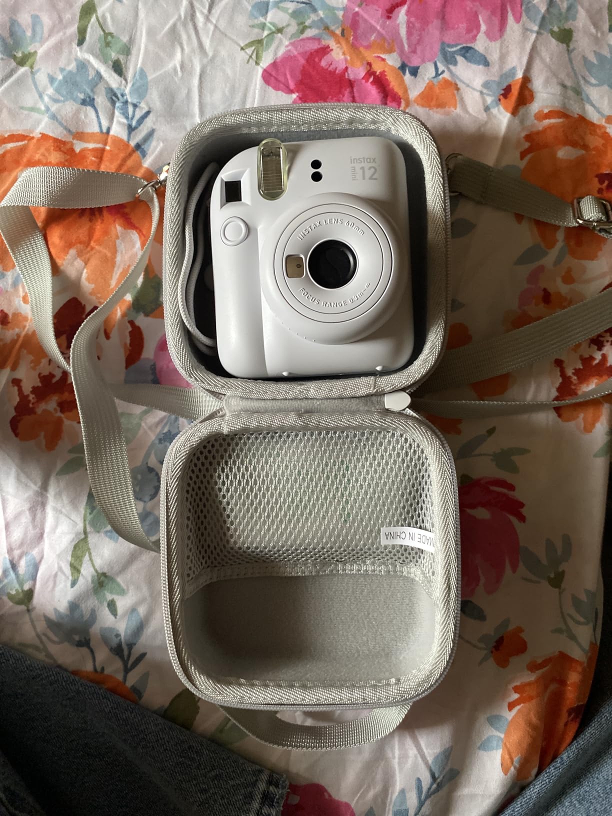 Lebakort Storage Case Compatible with Fujifilm Instax Mini 13/12 / 11 Instant Camera (Sky Blue Case) customer photo 2