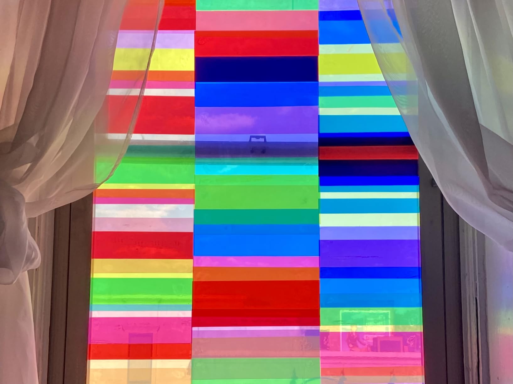 20 Pack Gel Light Filter Sheets, A4 Size Transparency Colored Plastic Sheets, Light Gel Filters for Photography Studio Lighting, Stage LED Light, Headlight Film, DIY Tinted Window Film & Light Diffuser customer photo 1