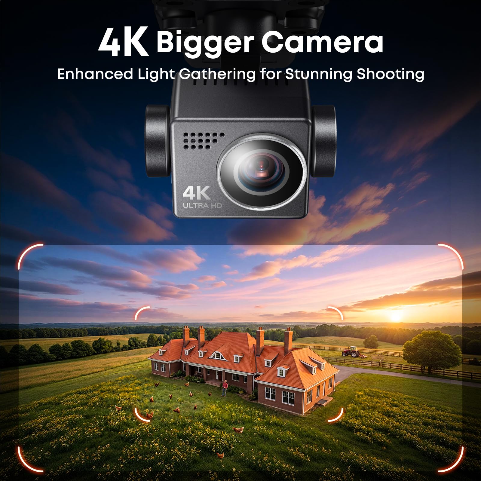 Bwine F7GB2 Pro Drones with Camera for Adults 4K UHD Aerial 3-Axis Gimbal | 10000FT Control, 75 Mins Flight Time with 3 Batteries, GPS Follow, Waypoint, Orbit Fly, Auto Return, Beginner Mode customer photo 2