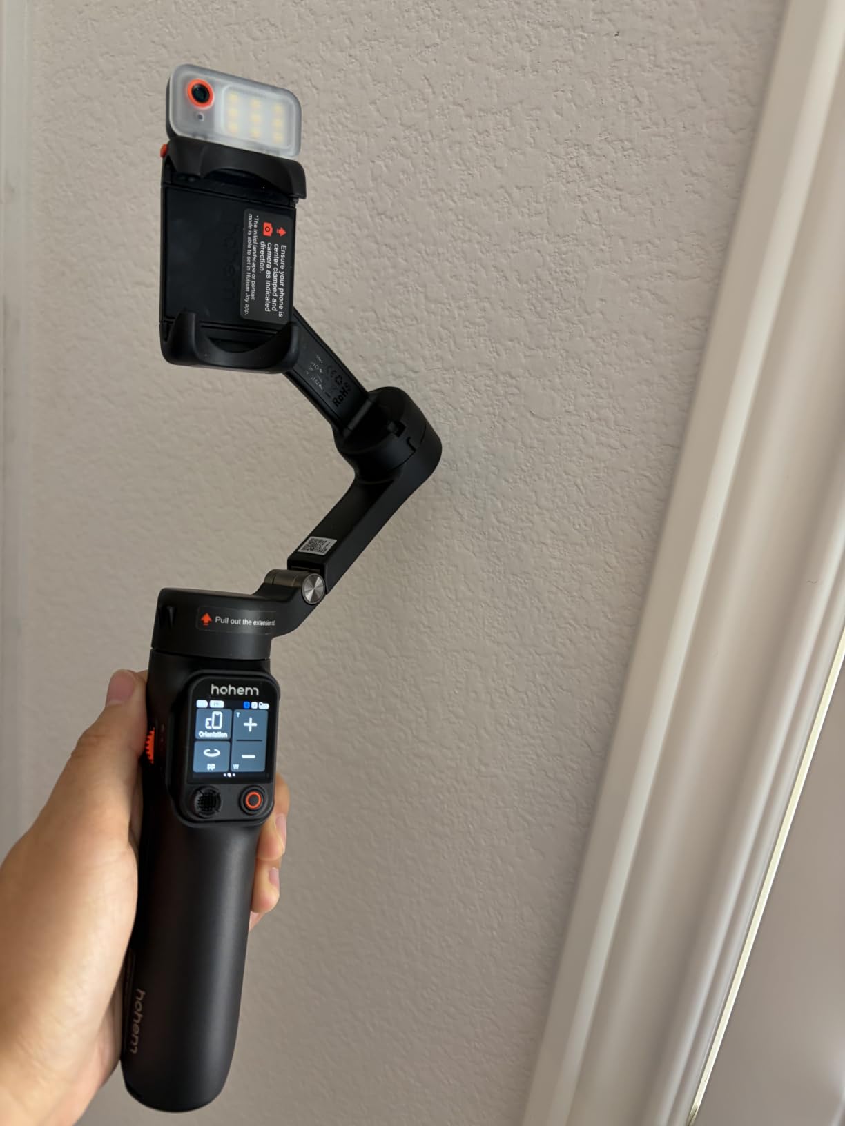 Hohem iSteady V3 Ultra Gimbal with AI Auto Tracking & Touchscreen Remote | AI Live Feed Monitoring, 1.22