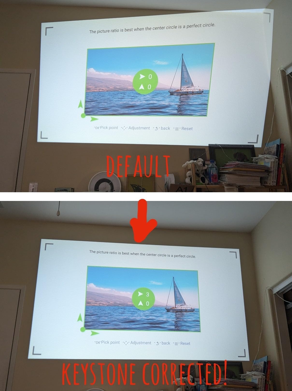 Smart Outdoor Projector with WiFi and Bluetooth, Built-in Apps, 4K Support, Movie Projector, Dolby Audio with Dual Speaker, Auto Focus, Upgrad P62 Pro customer photo 2
