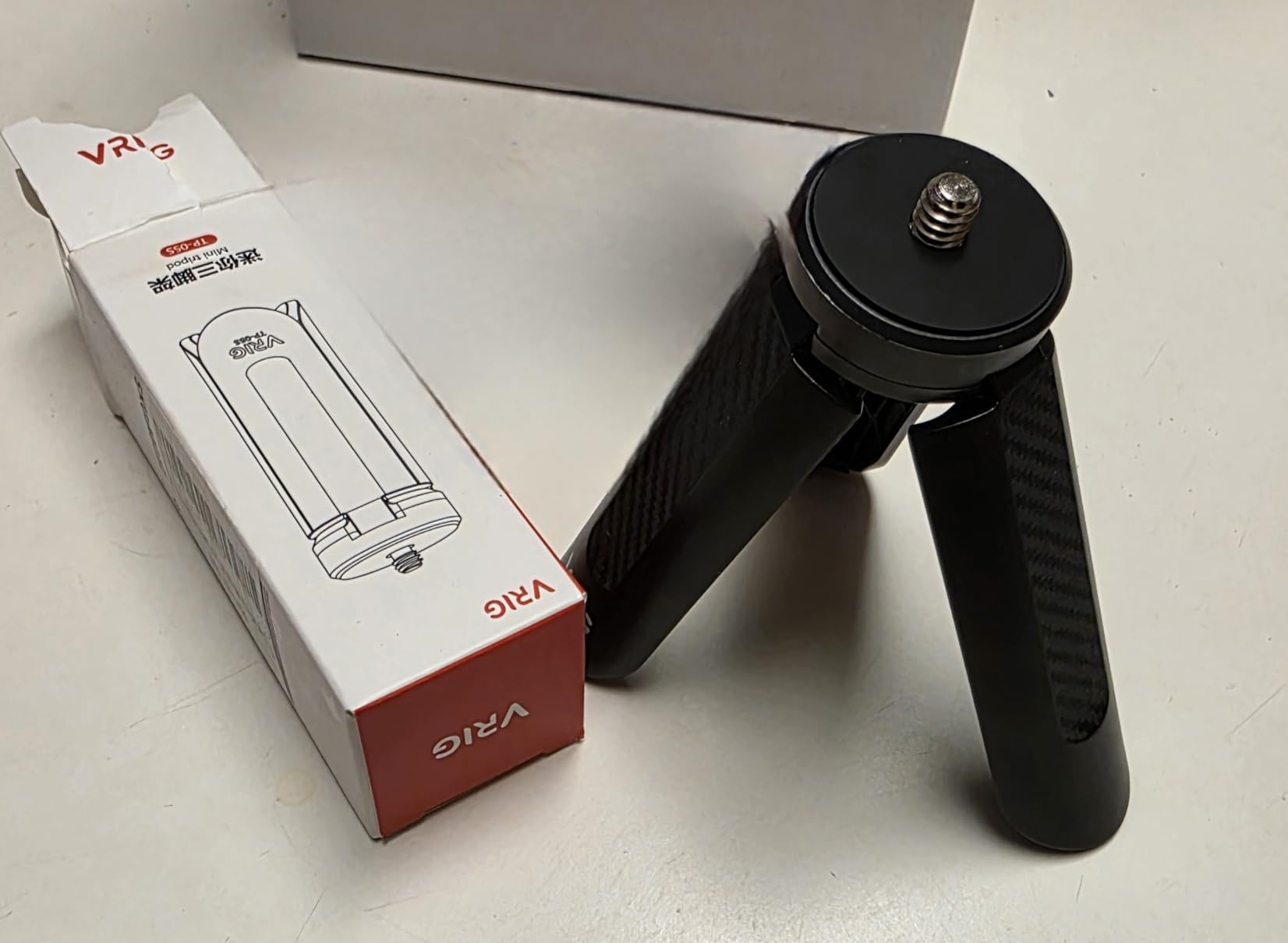 VRIG TP05S Mini Tripod for DJI OSMO Pocket 4 & Pocket 3, Portable Pocket Stand Desk Small Handheld Selfie Stick with 1/4