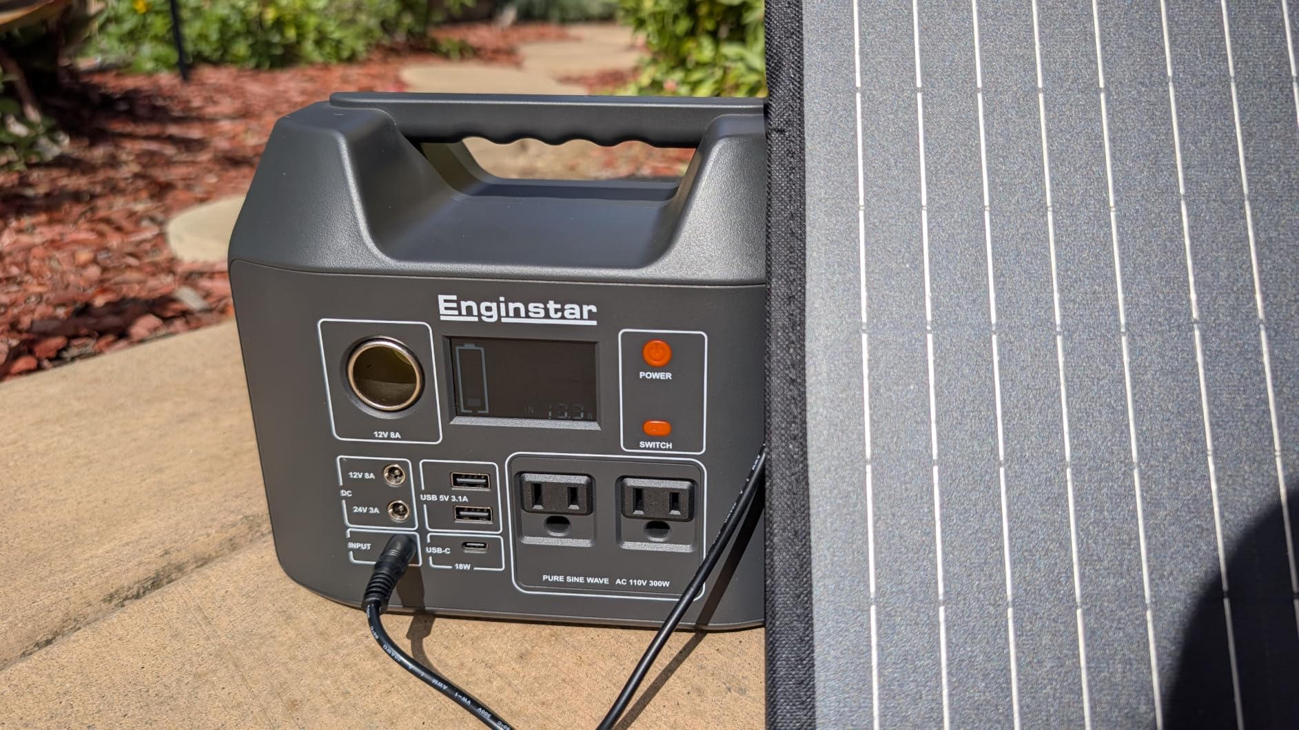 EnginStar Portable Power Station 300W 296Wh Battery Bank with 110V Pure Sine Wave AC Outlet customer photo 1