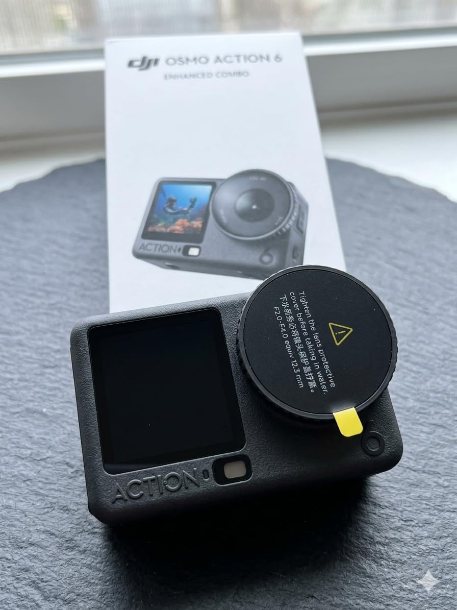 DJI Osmo Action 6 Enhanced Combo, 8K Waterproof Action Camera | 1/1.1
