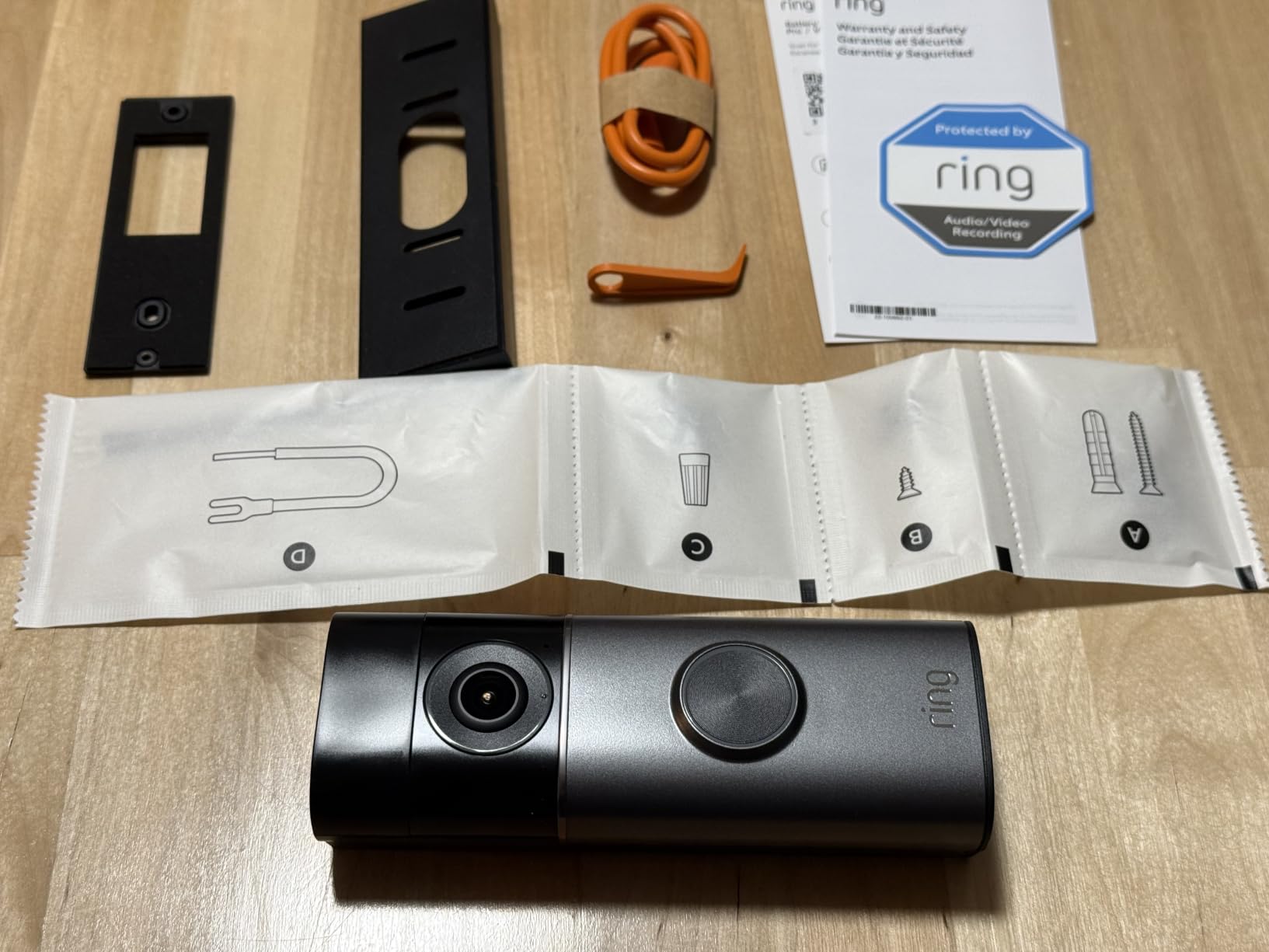 Ring Battery Doorbell Pro (newest model), Retinal 4K with wide-angle video, up to 10x Enhanced Zoom, Night Vision, and Quick Release Ultra Battery Pack, Deep Silver customer photo 1