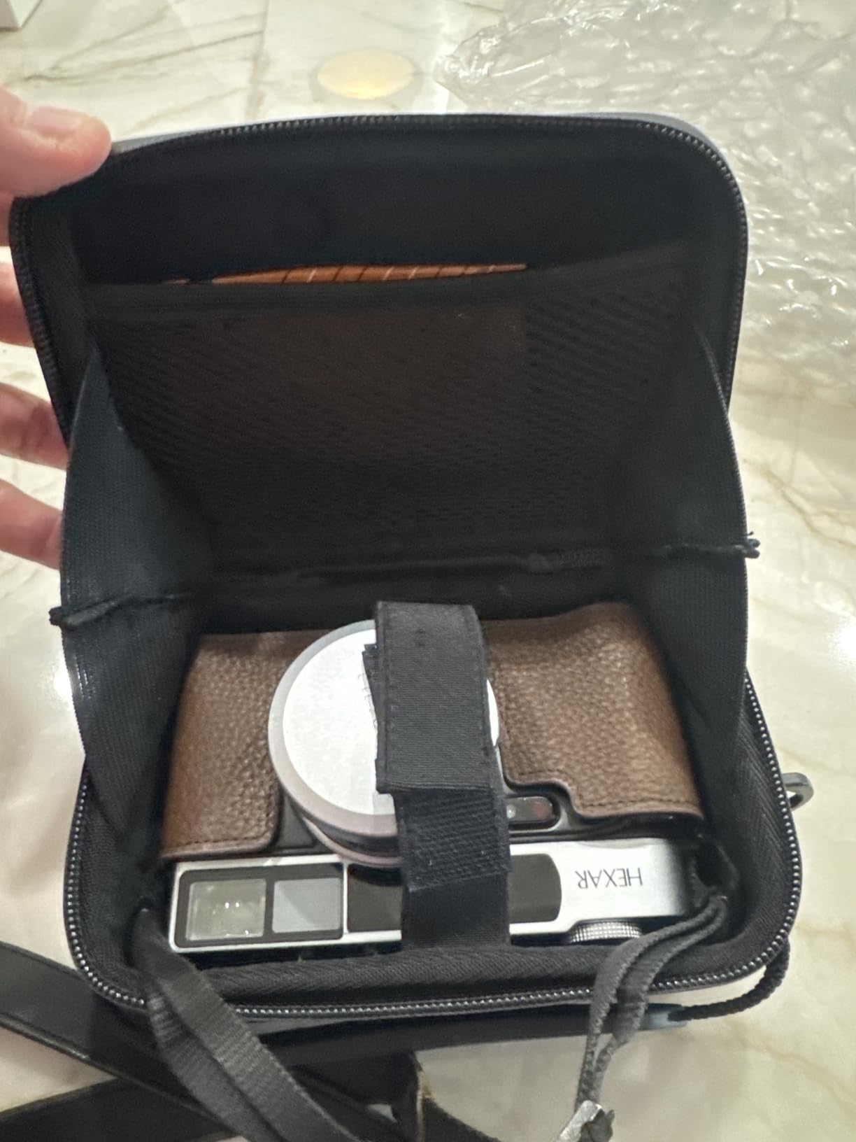 KIWIFOTOS EVA Camera Case for Fuji X100VI Lumix L10 ZV-E10II | Compact Camera Bag for A6700 Leica Sofort 2 PowerShot V1 V10 G7X Mark II customer photo 2