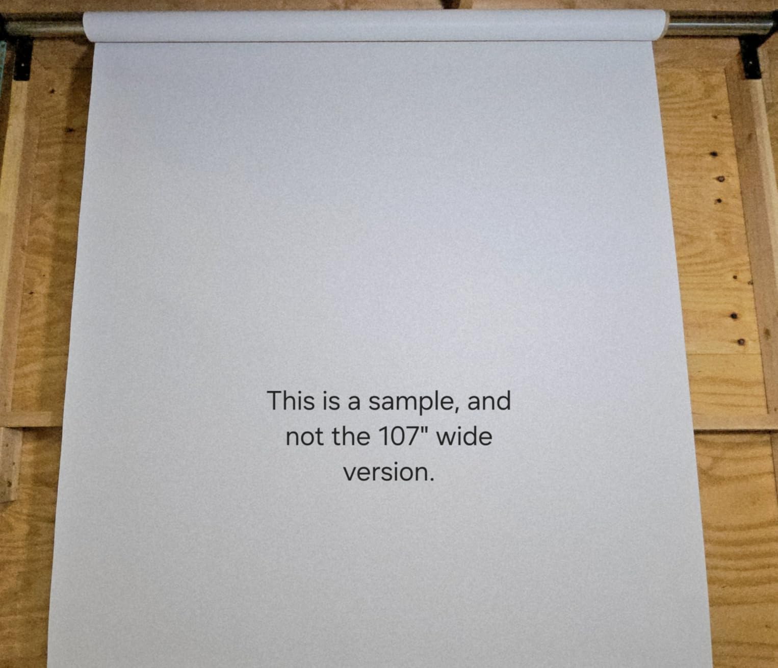 Yizhily Seamless Paper Background for Photography Photo Studio Backdrop Roll (107''x36' Arctic White) customer photo 1