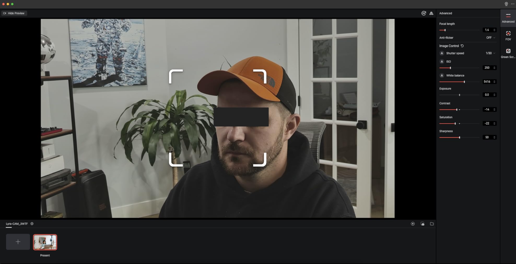 Hollyland Lyra 4K Webcam with 1/1.5