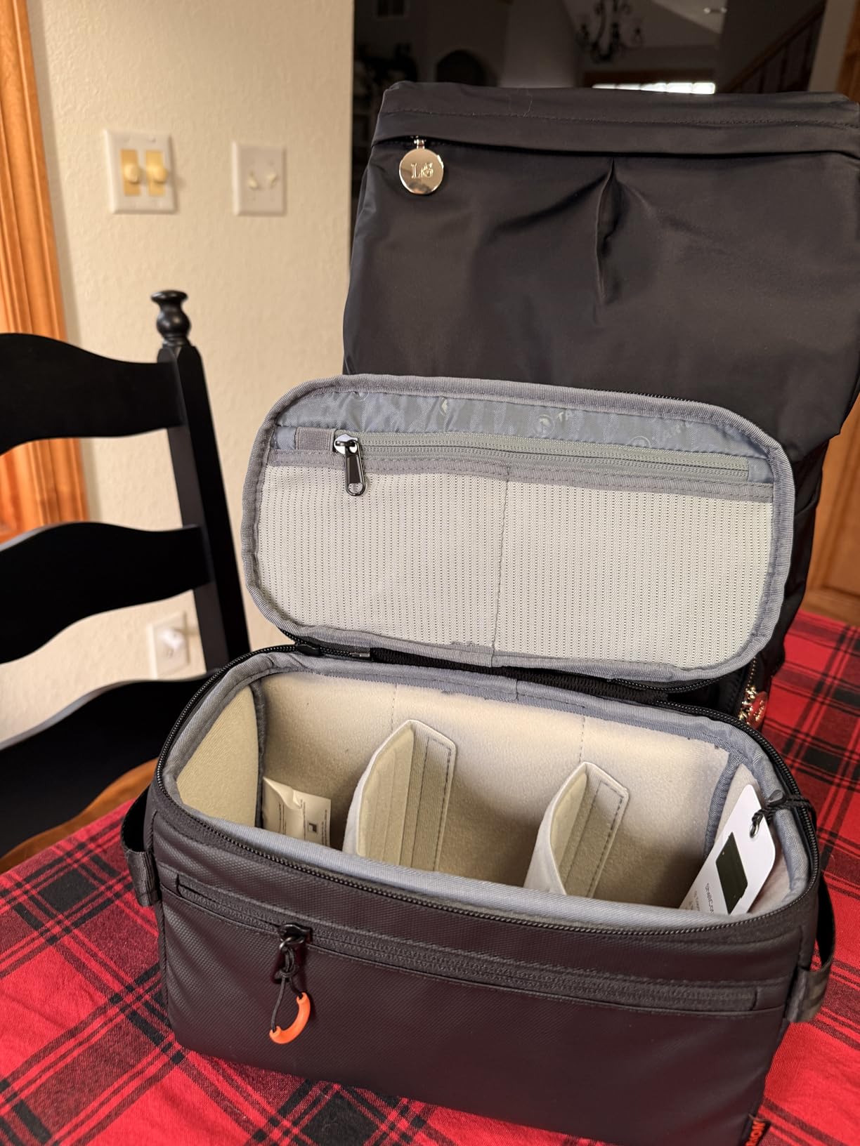 TARION Padded Camera Insert Bag Protective Framed DSLR Inner Case Organizer | Fits 1 Camera and 2 Lenses - Removable Lid Compatible for DSLR SLR Mirrorless Cameras ShellCore XS customer photo 1