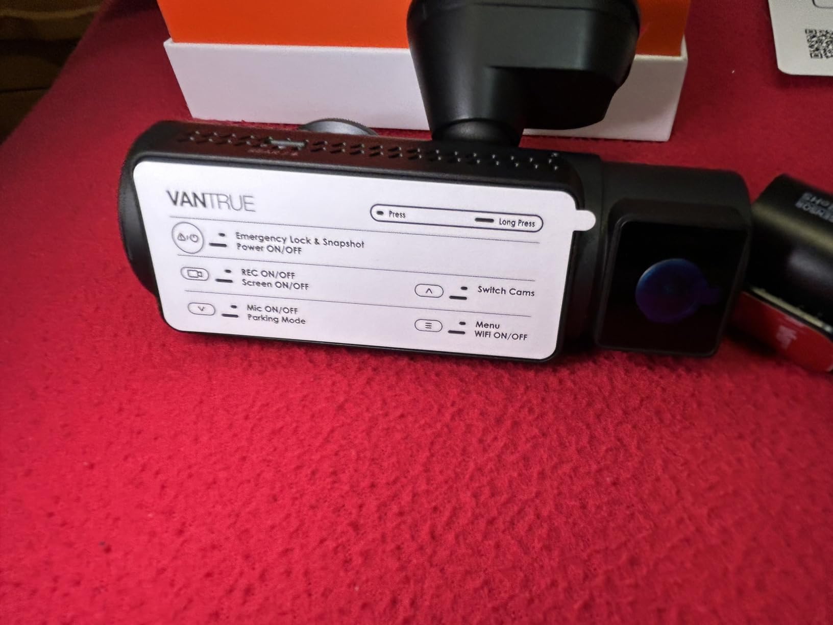 Vantrue N4 Pro S 4K 3 Channel Dash Cam, Triple STARVIS 2 HDR Car Camera | 4K+1080P+2.5K Front and Rear Inside Dashcam, IR Night Vision, 24/7 Buffered Parking Mode, GPS, Wi-Fi, Support 1TB (RC18) customer photo 1