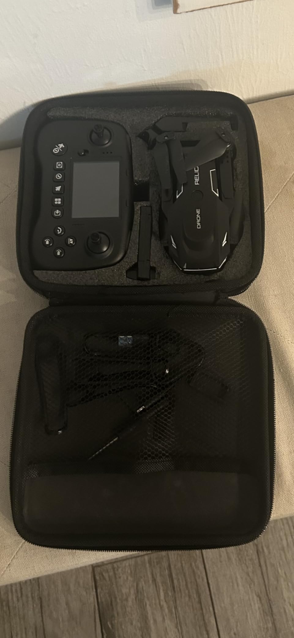 Drone with Camera, Screen on Controller Remote Control Quadcopter FPV Drone | Drone with Built-in Screen Controller for Beginners, Foldable, Gesture Control, 3D Flip, One-Key Start, and Emergency Stop customer photo 1