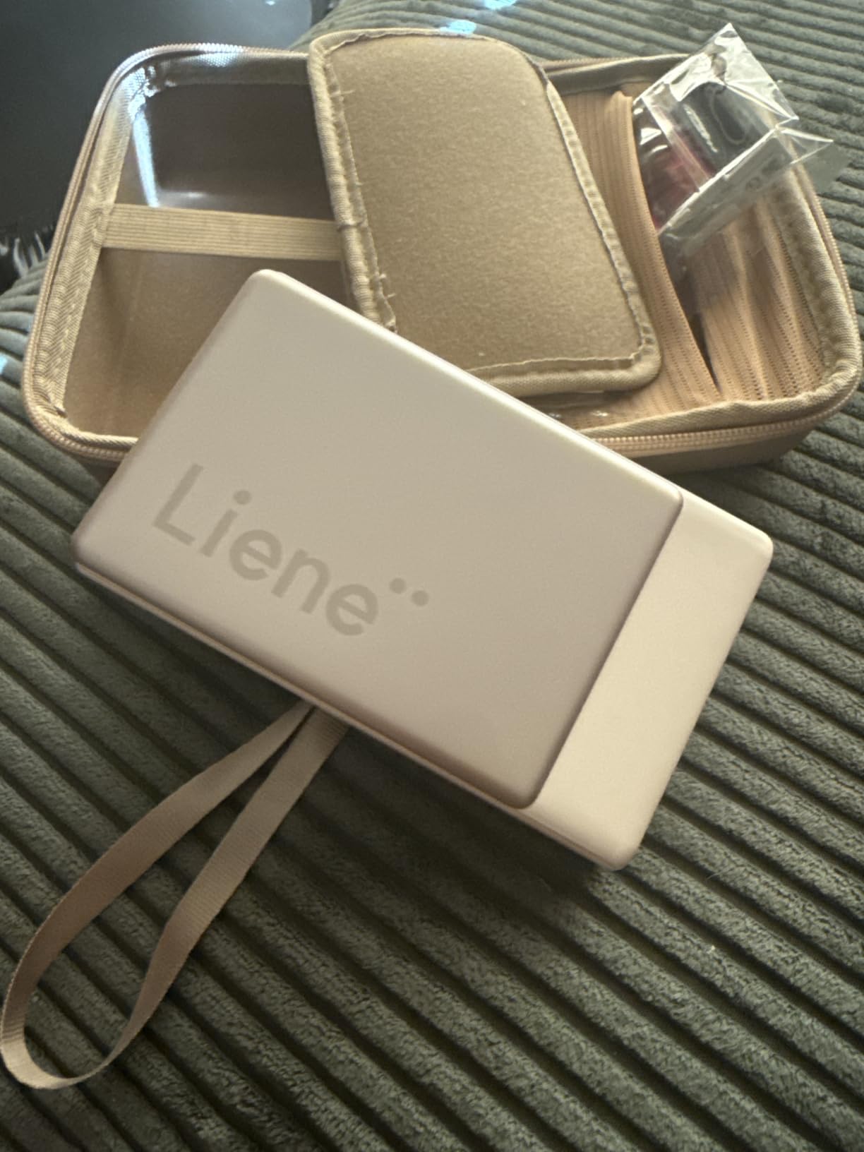 Liene Pearl N200 Pro Portable AI Photo Printer, Instant Mini Picture Printer for iPhone Smartphone, Thermal Dye Sublimation, 50 Sheets 2x3 Adhesive Paper & 5 Cartridges, Gold customer photo 2