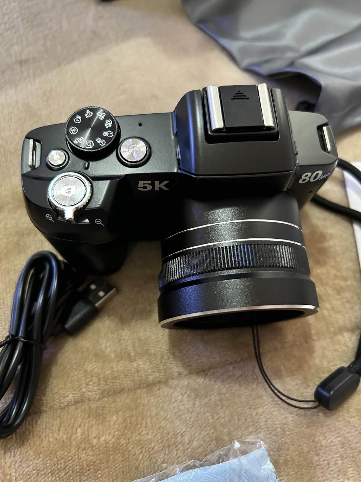 5K Digital Cameras for Photography - 80MP WiFi Vlogging Camera for YouTube with 3