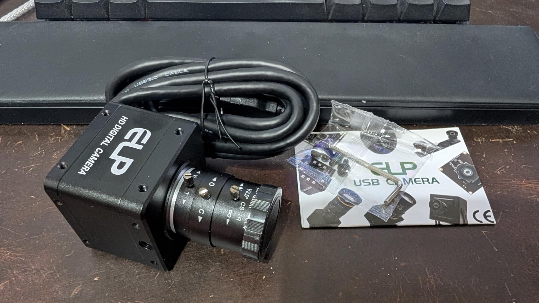 ELP High Speed Global Shutter USB3.0 Zoom Camera, 720P/200fps, 1200P/120fps, USB3.0/2.0 Manual Focus Lightburn Cameras for Windows, Linux, Mac, Pi, Fast Frame 2.8-12mm 4X Zoom AR0234 Webcam for PC customer photo 1