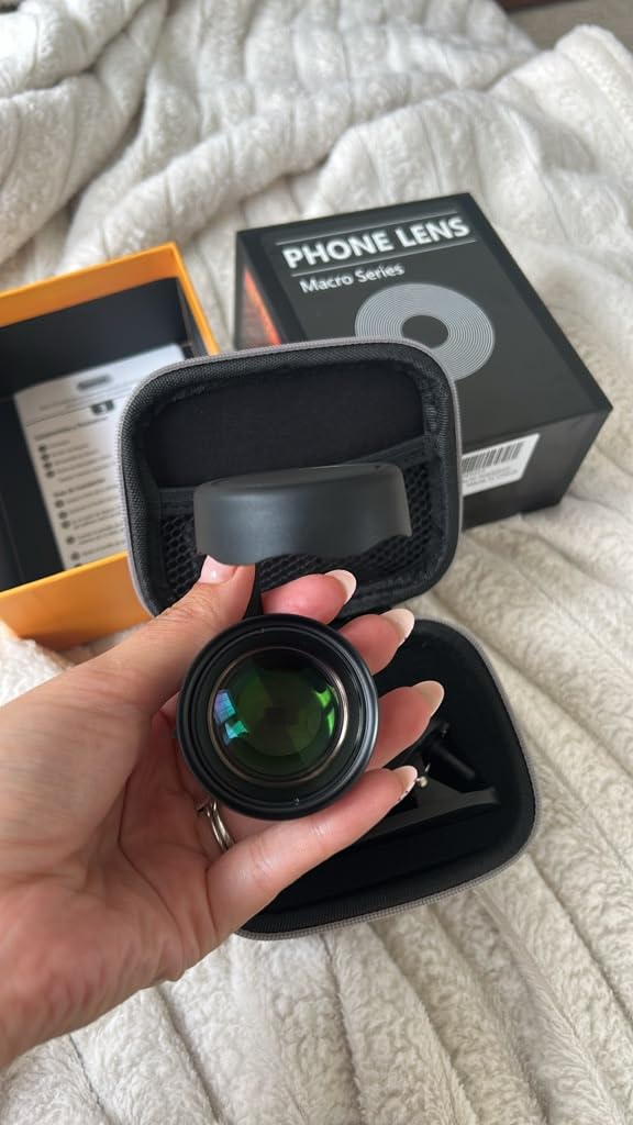 90mm Macro Lens for Smartphone, Professional Macro Lens Kit with Universal Lens Clip, Aluminum Phone Camera Lens Attachment for iPhone 17/16/15/12/11 Samsung & Android Phone customer photo 2