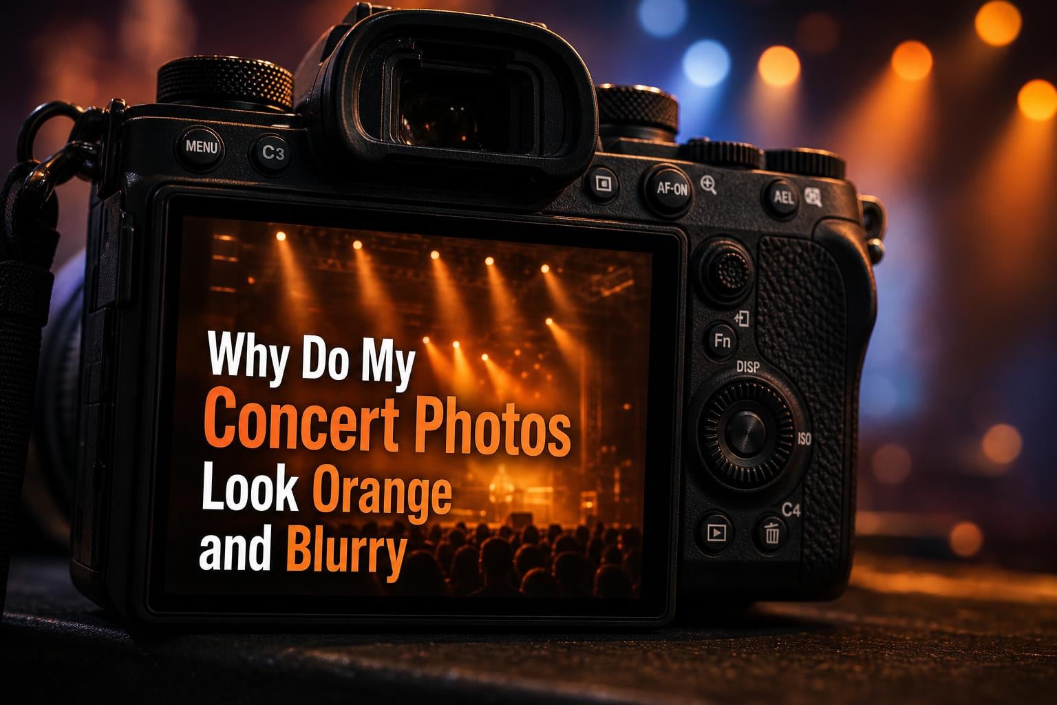Why Do My Concert Photos Look Orange and Blurry?