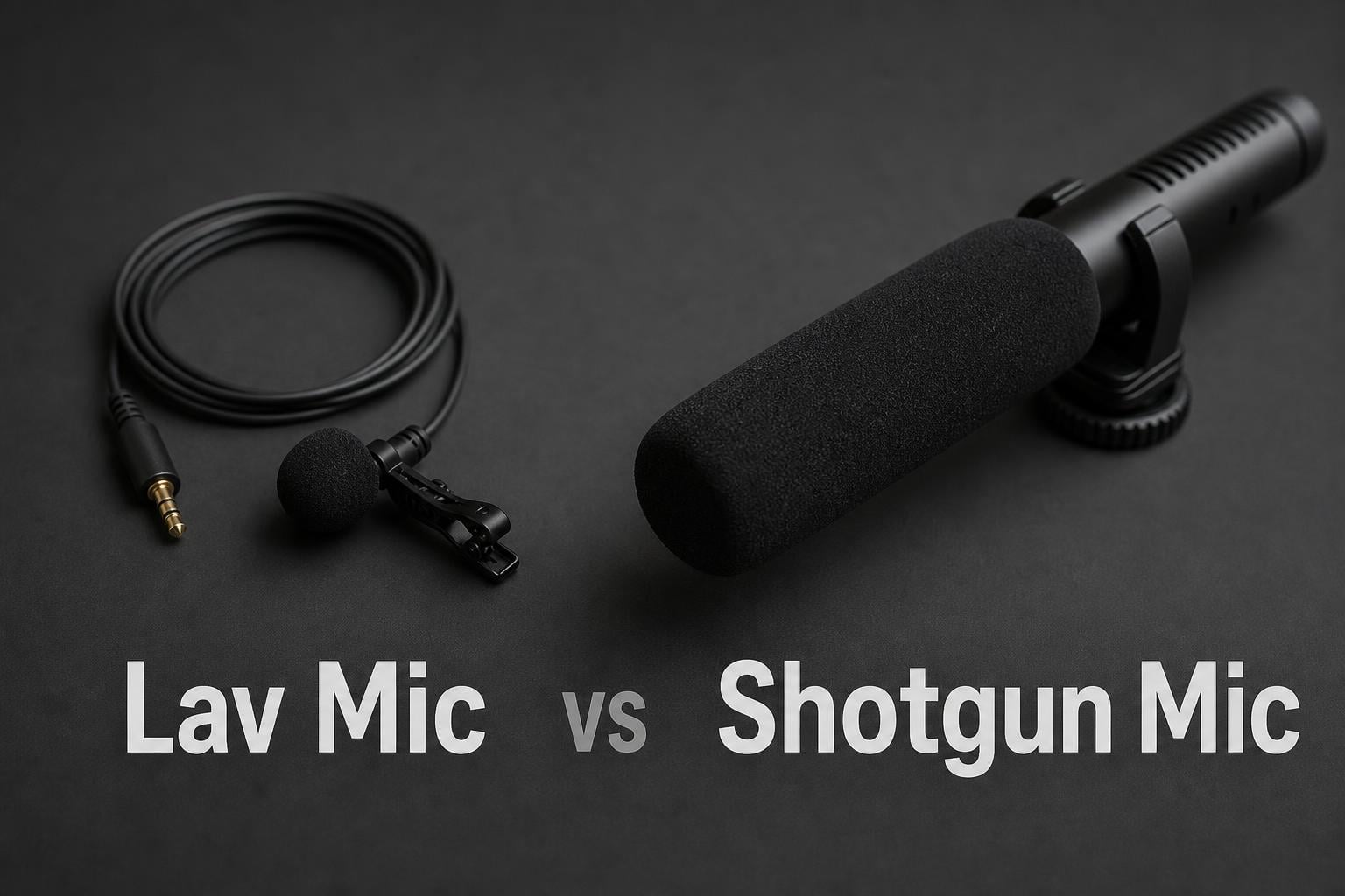 Lav Mic vs Shotgun Mic: Which Fixes Your Audio Problem?
