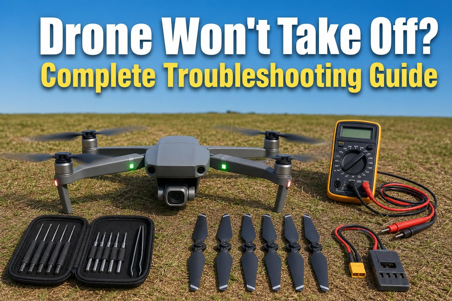 Why Won't My Drone Take Off Even Though It's Powered On?