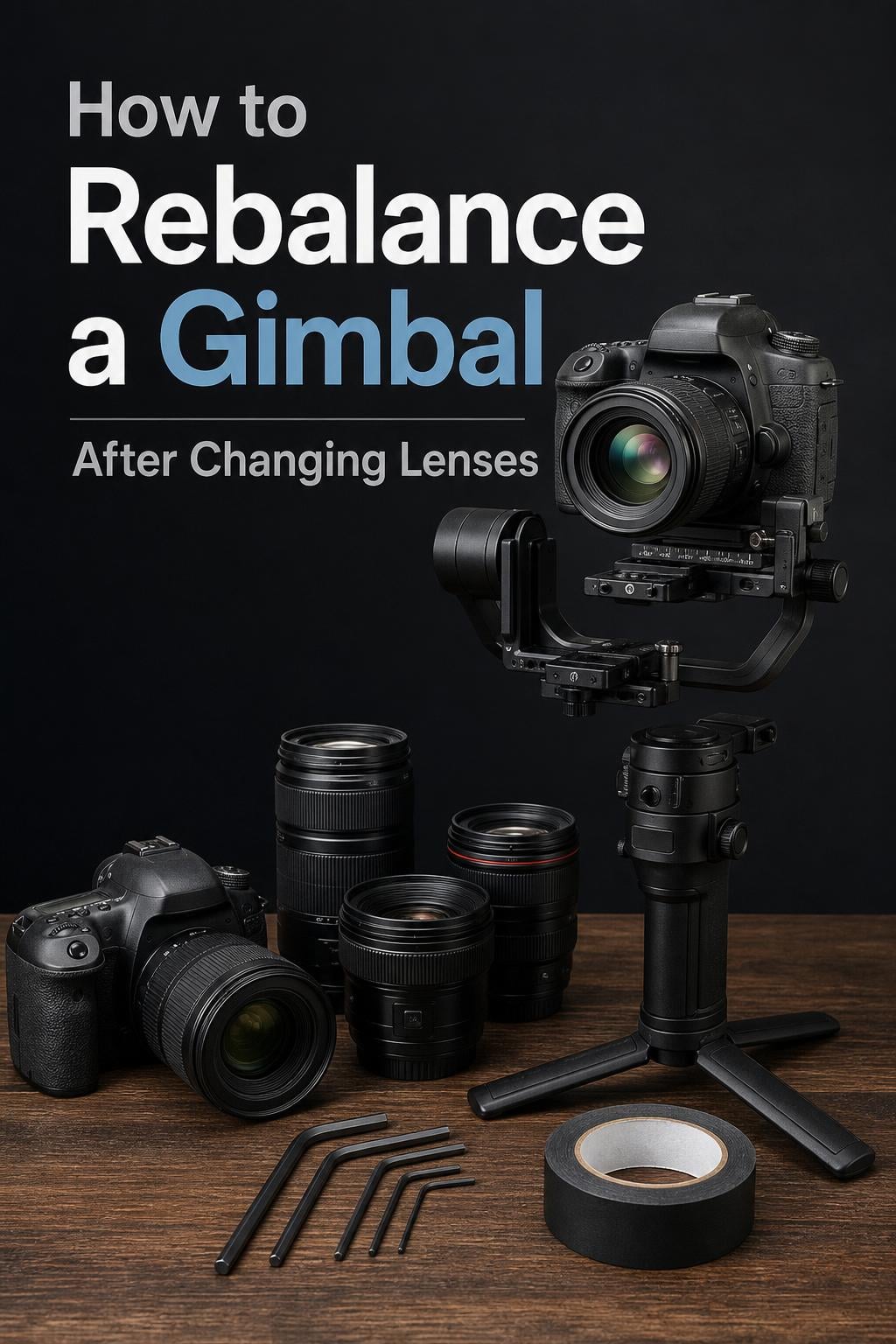 How to Rebalance a Gimbal After Changing Lenses