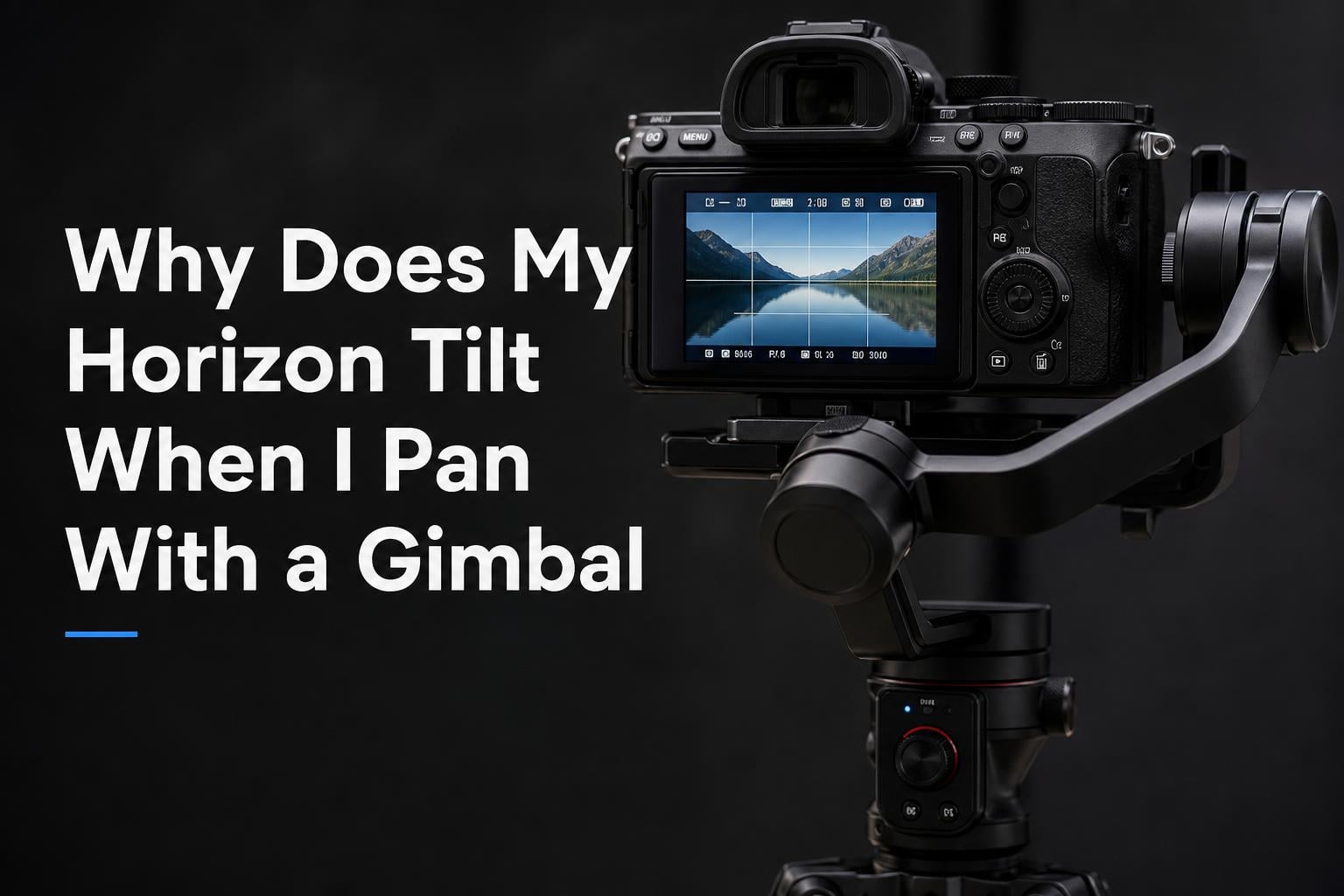 Why Does My Horizon Tilt When I Pan With a Gimbal?