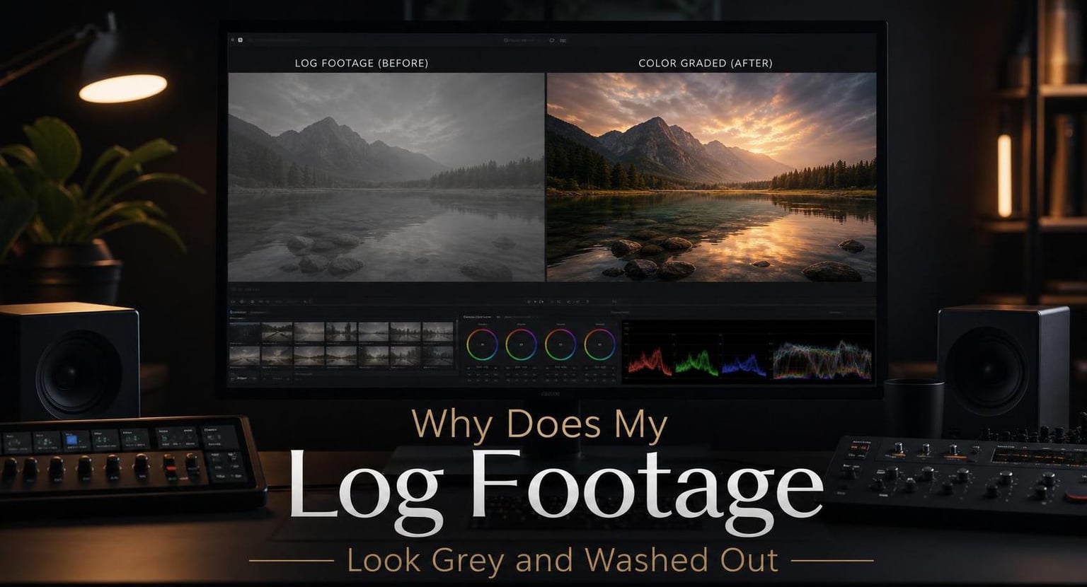 Why Does My Log Footage Look Grey and Washed Out?
