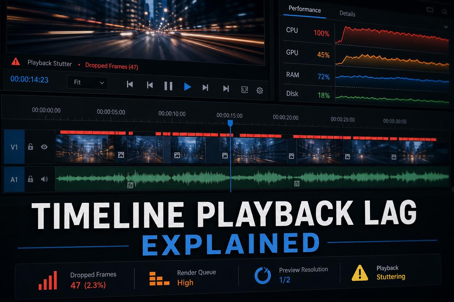 Why Does My Timeline Playback Lag Even on a Powerful Computer?