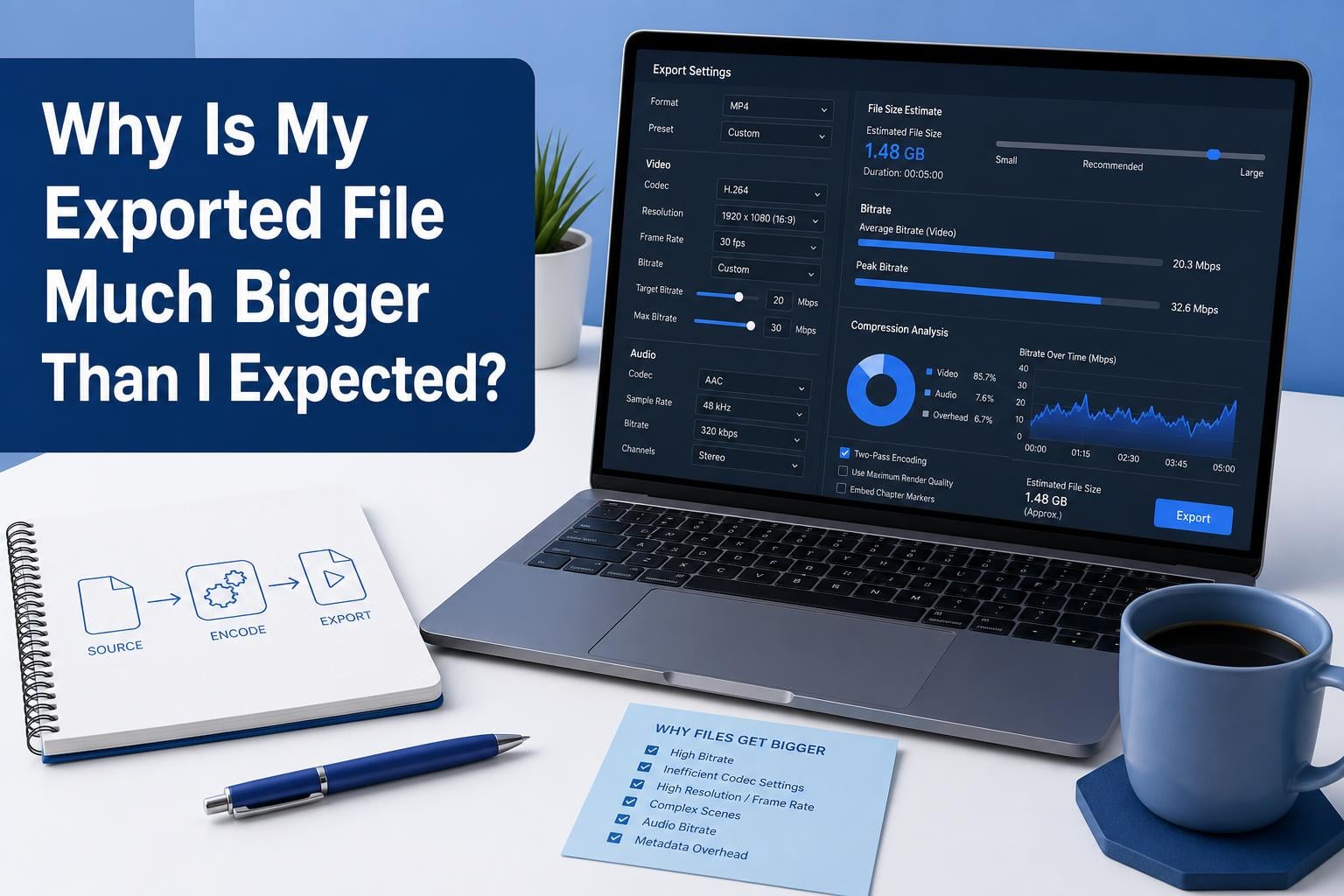 Why Is My Exported File Much Bigger Than I Expected?