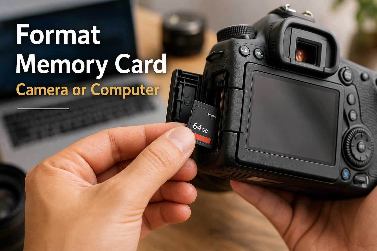 Should You Format Your Memory Card in the Camera or a Computer?