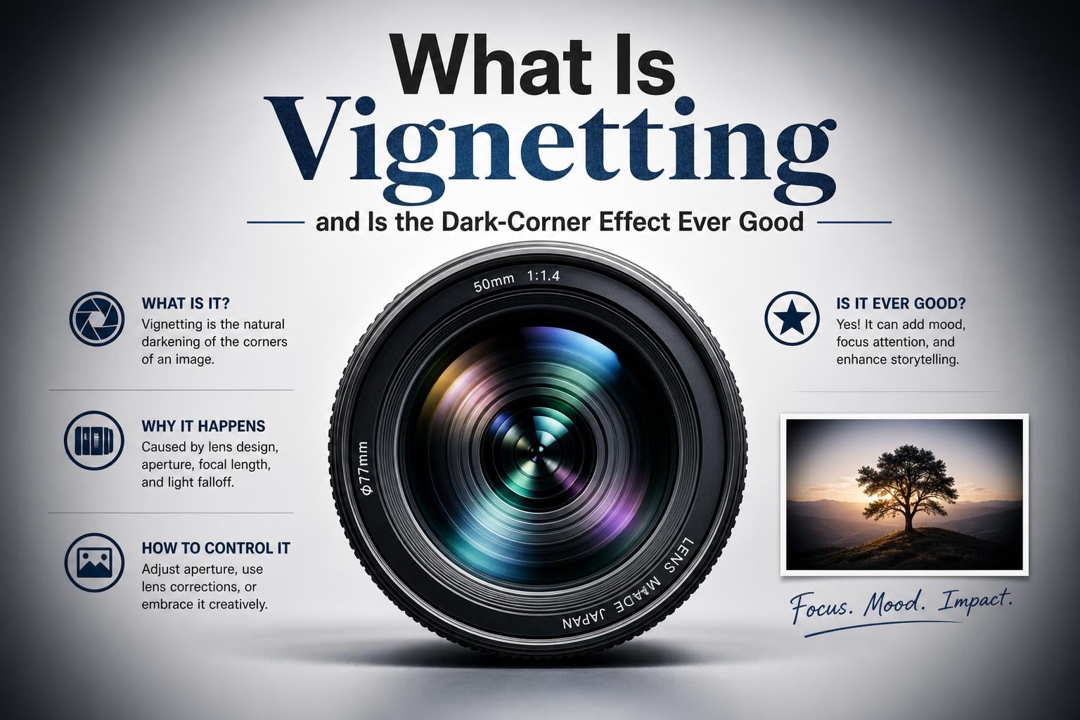 What Is Vignetting and Is the Dark-Corner Effect Ever Good?