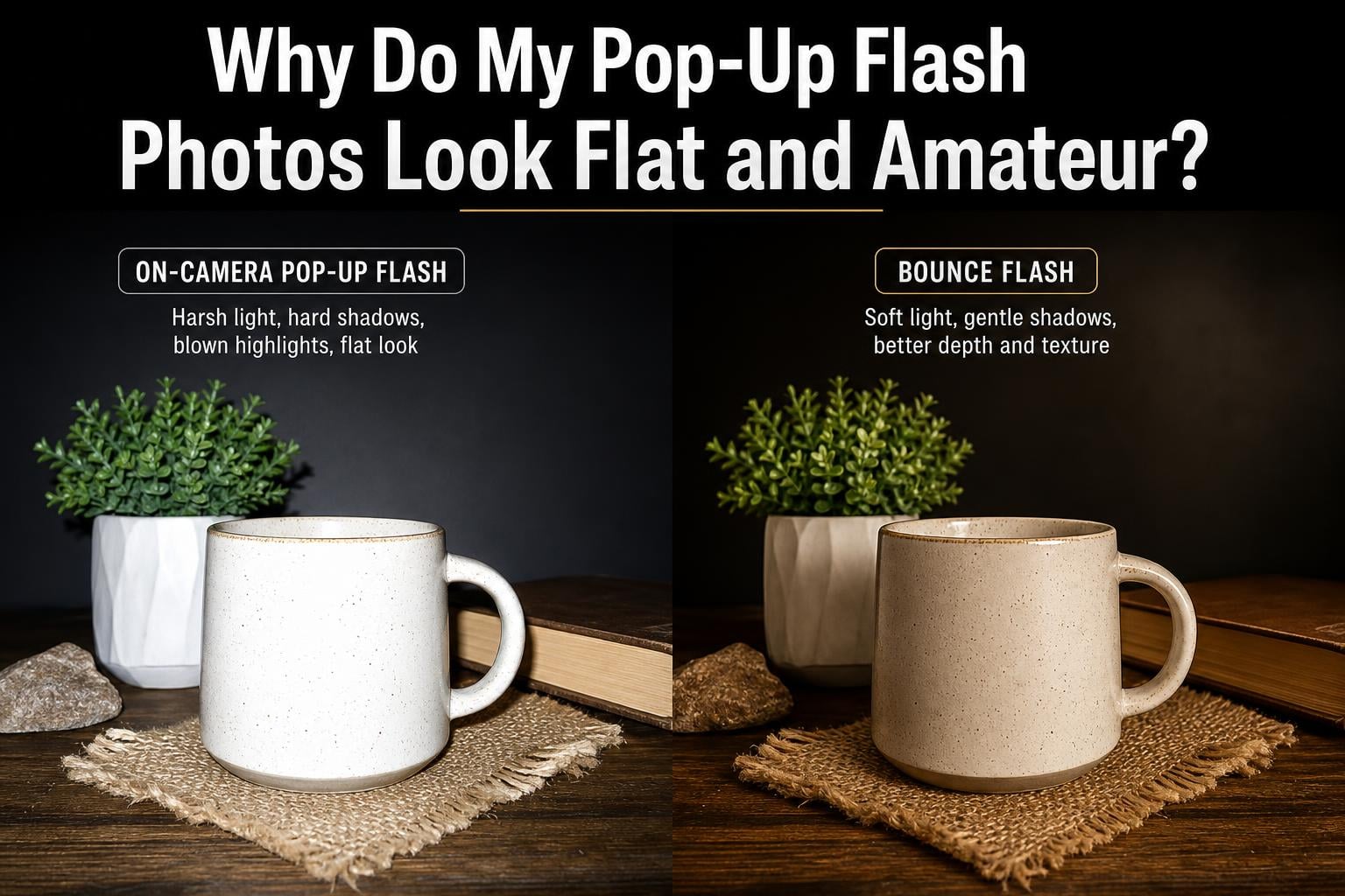 Why Do My Pop-Up Flash Photos Look Flat and Amateur?