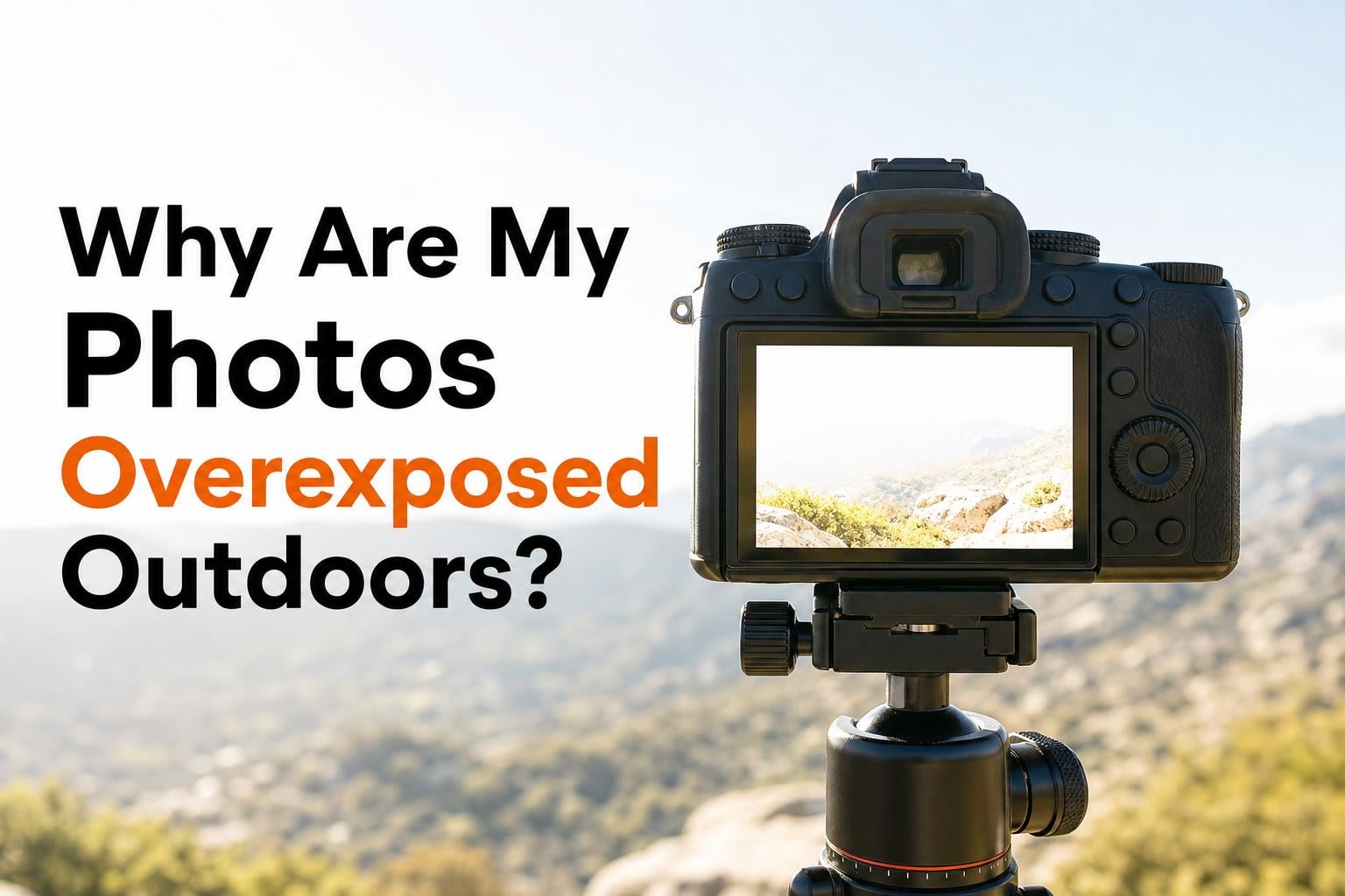 Why Are My Photos Overexposed and Washed Out Outdoors?