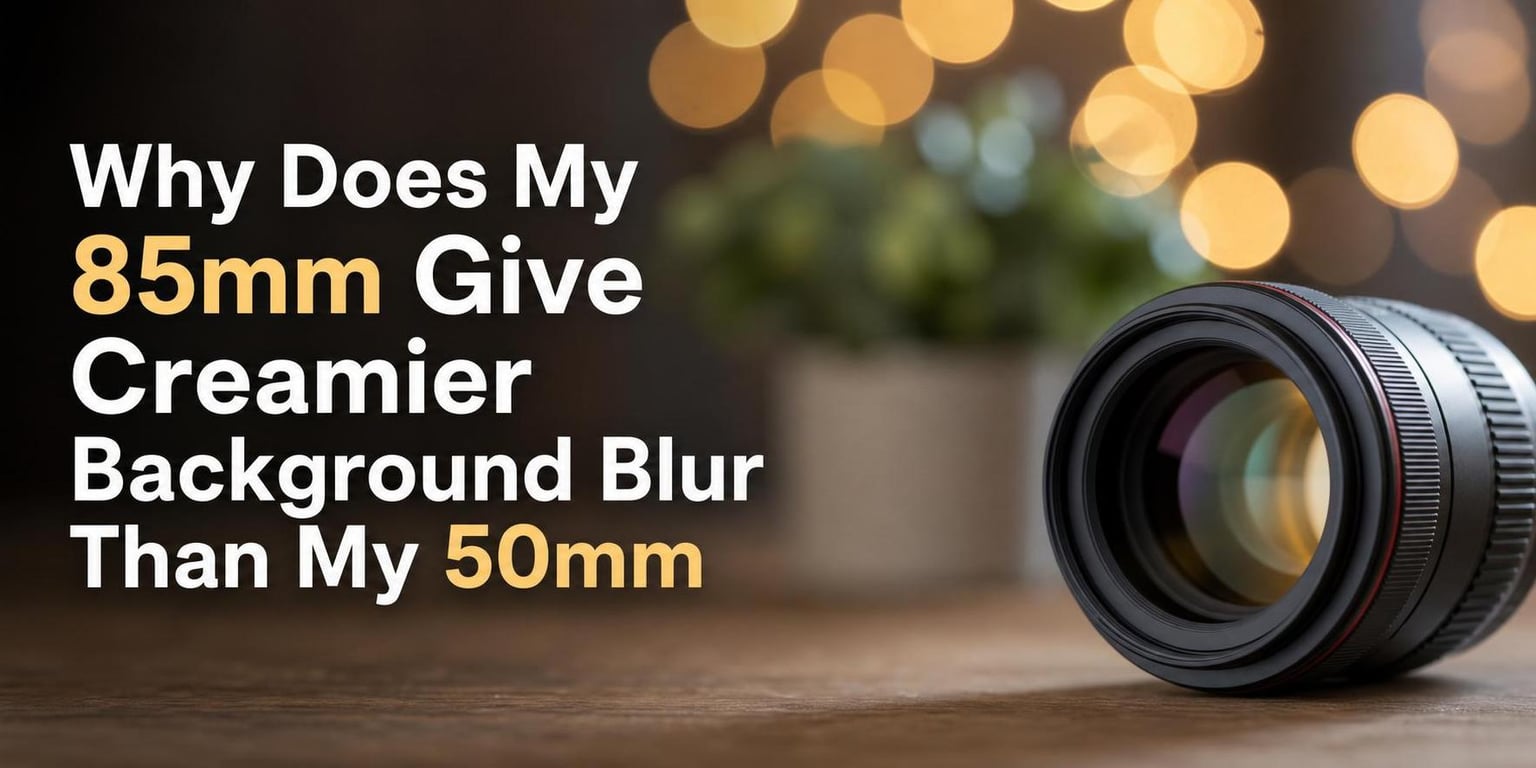 Why Does My 85mm Give Creamier Background Blur Than My 50mm?