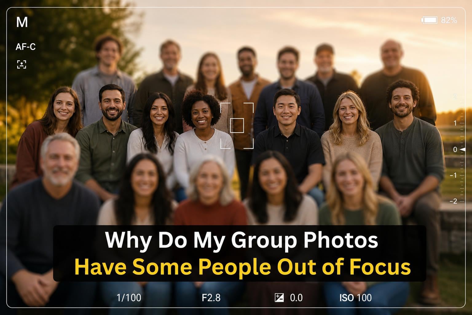 Why Do My Group Photos Have Some People Out of Focus?
