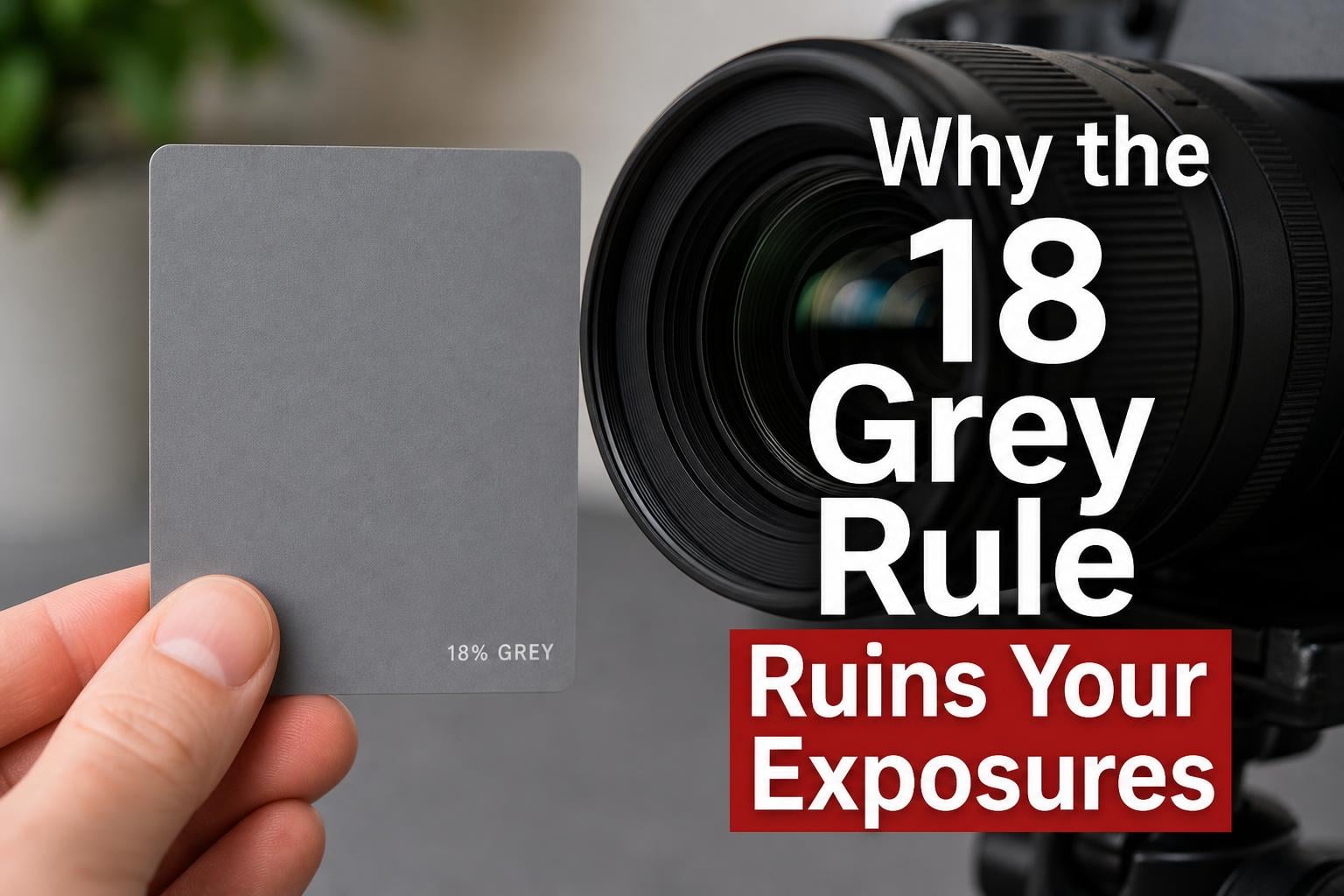 Why Does the 18% Grey Rule Explain So Many Bad Exposures?
