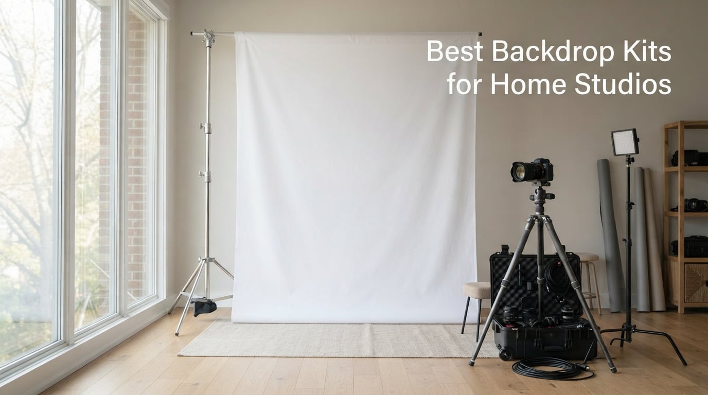 Best Backdrop Kits for Home Studios