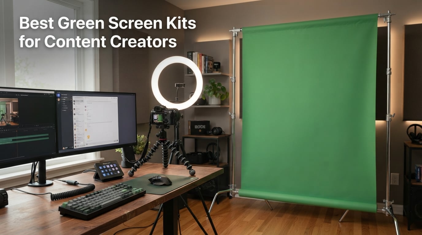 Best Green Screen Kits for Content Creators
