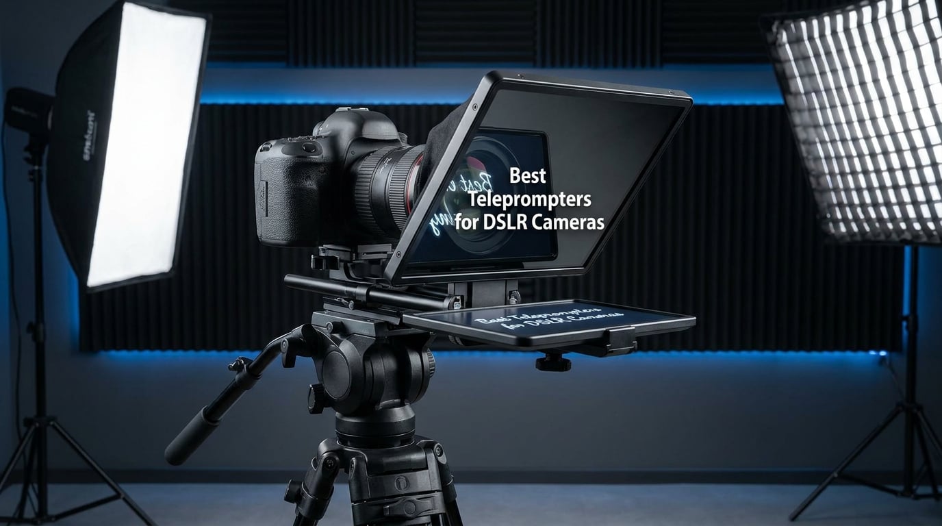 Best Teleprompters for DSLR Cameras