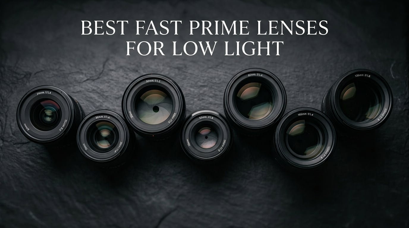 Best Fast Prime Lenses for Low Light