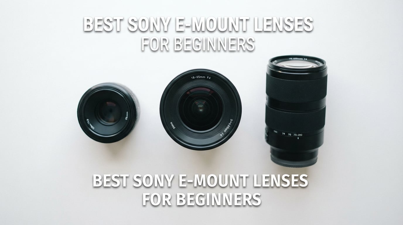Best Sony E-Mount Lenses for Beginners