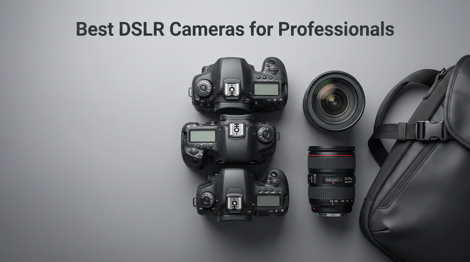 Best DSLR Cameras for Professionals