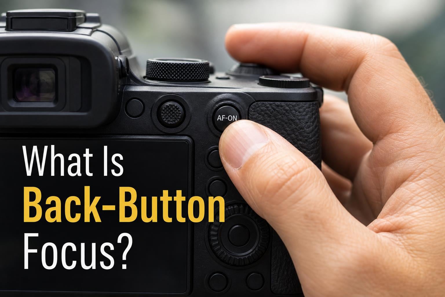 What Is Back-Button Focus and Why Do So Many Pros Swear By It?
