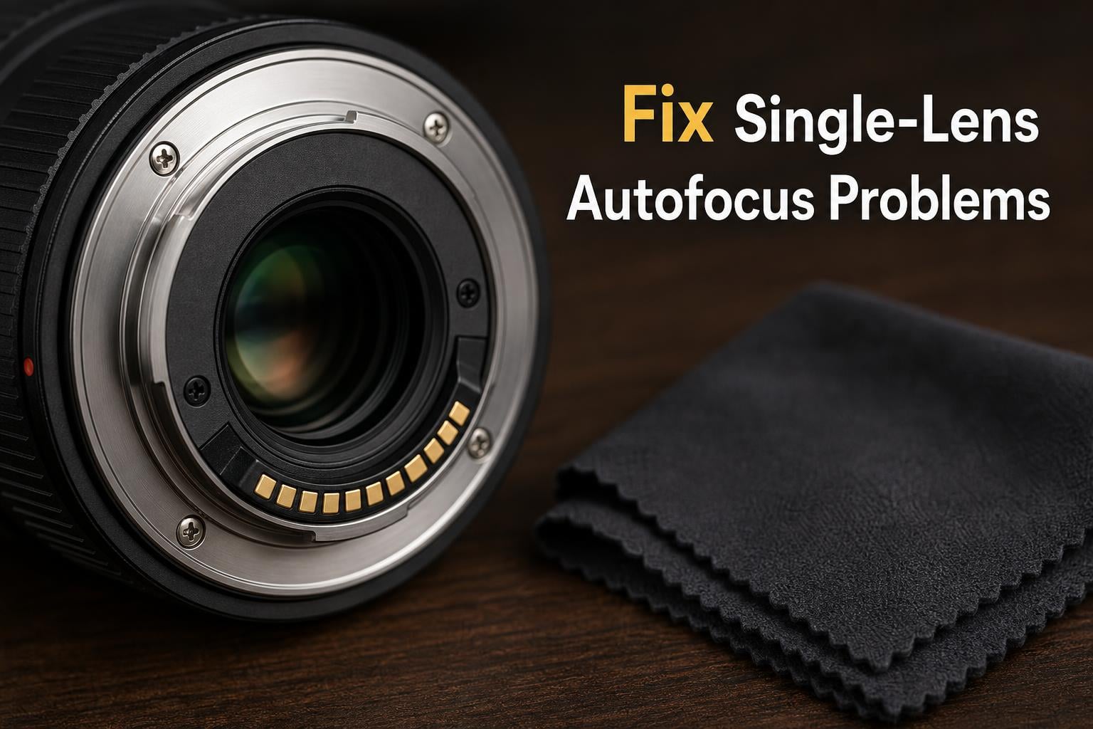 How to Fix Autofocus That Only Works on One of Your Lenses